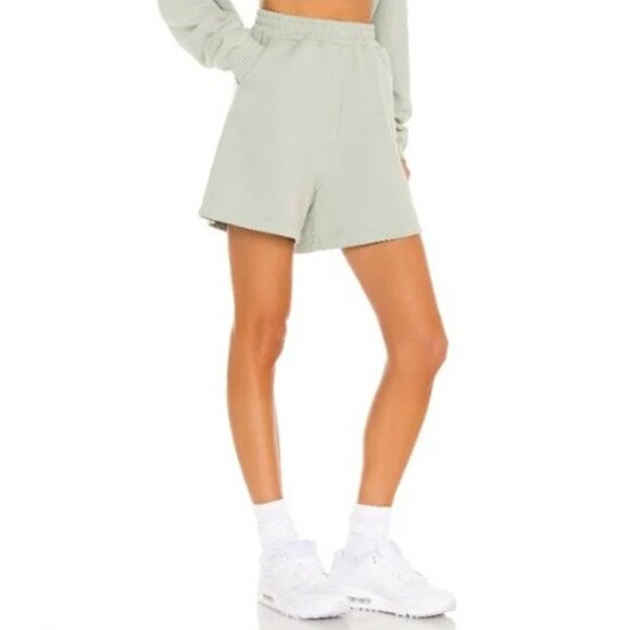 NWT REVOLVE SixThreeSeven The Sweat Short in Sage, Size XXS - Picture 4 of 5